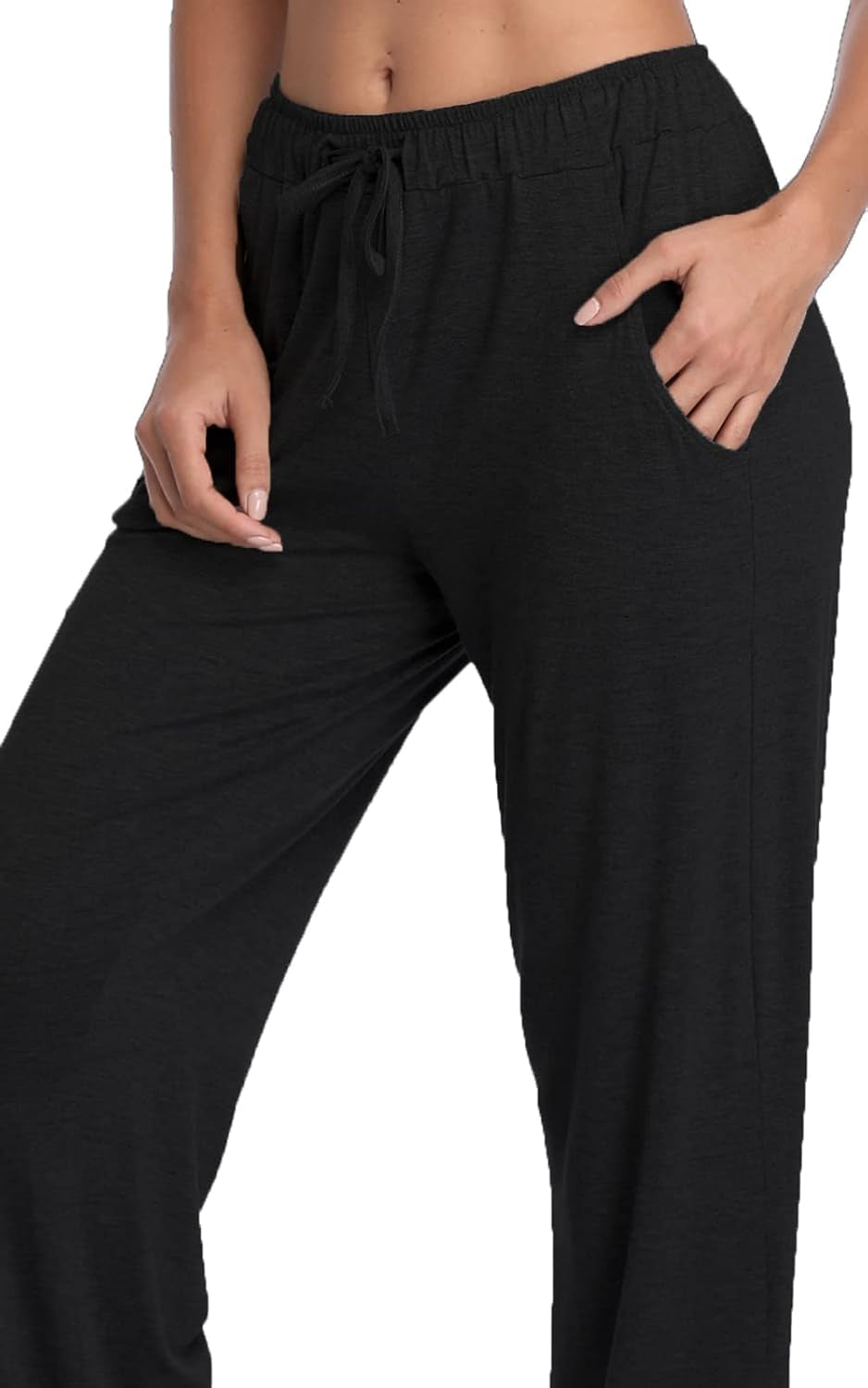 Women'S Yoga Drawstring Lounge Pants with Pockets
