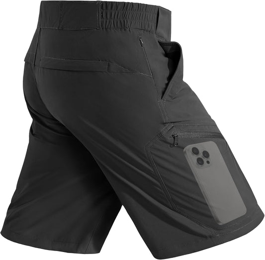 Men'S Hiking Cargo Shorts Quick Dry with 6 Pockets