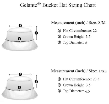 Bucket Hat 100% Cotton Packable Summer Travel Cap. Light Pink-S/M